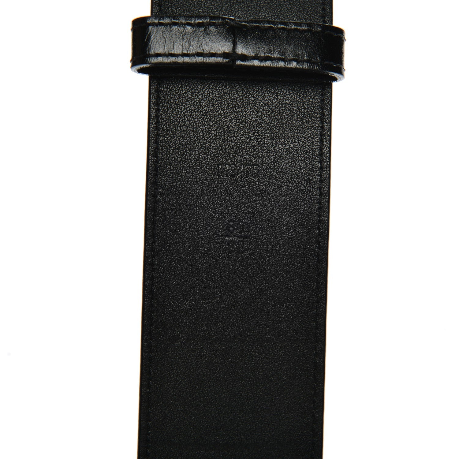Louis Vuitton Calfskin 45mm LV Capucine Initiales Belt 80 32 Black 6 of 7