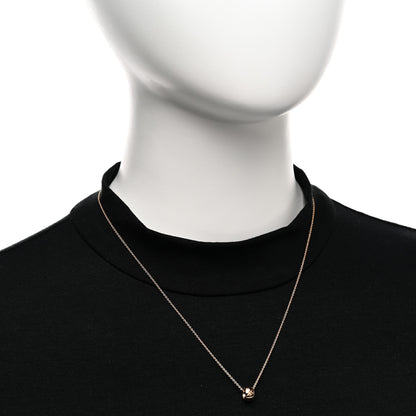 Chanel 18K Beige Gold Coco Crush Round Pendant Necklace 2 of 5