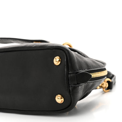 Miu Miu Nappa Mini Aventure Bag Black 9 of 9