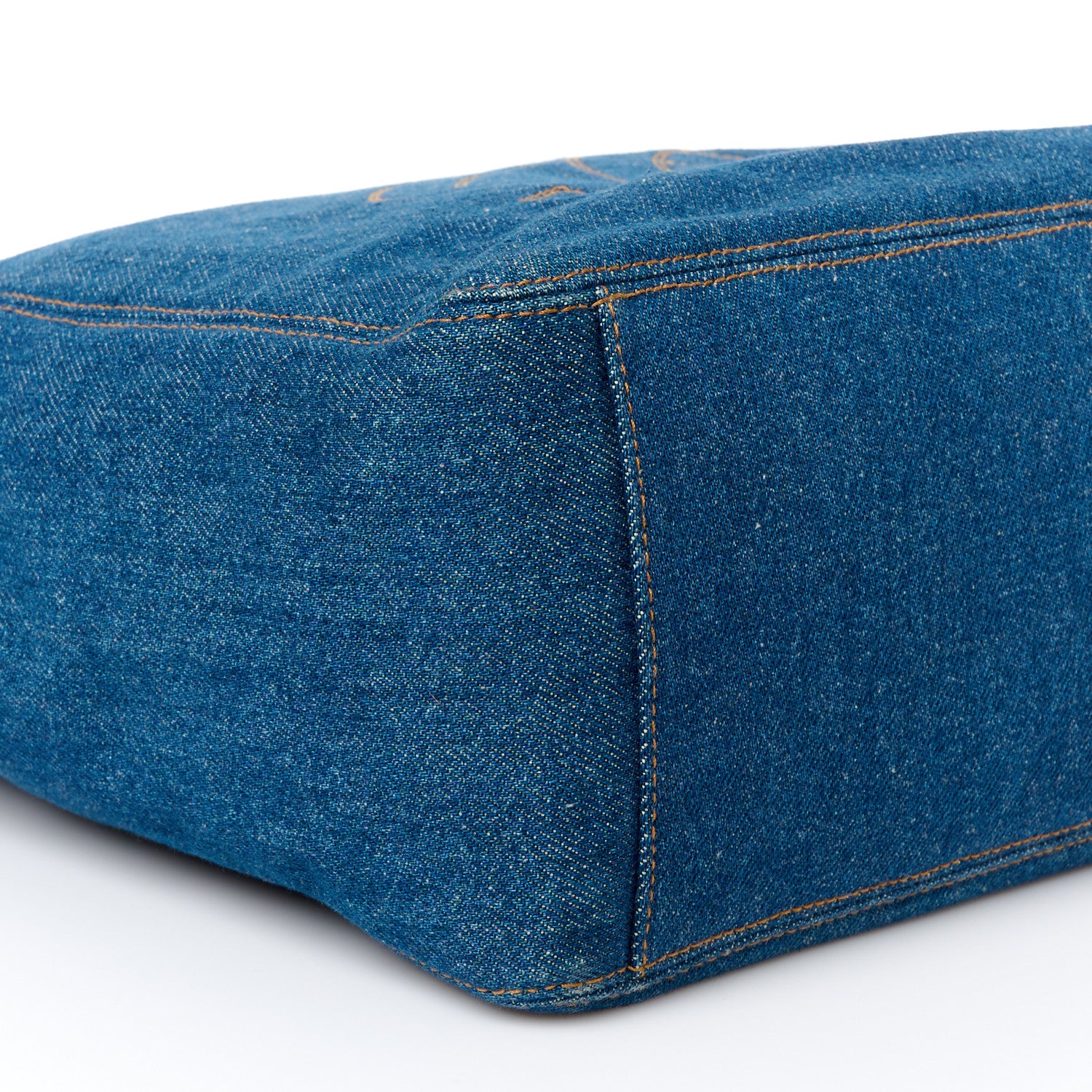 Chanel Denim Tortoise Timeless CC Tote Blue 9 of 10