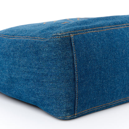 Chanel Denim Tortoise Timeless CC Tote Blue 9 of 10
