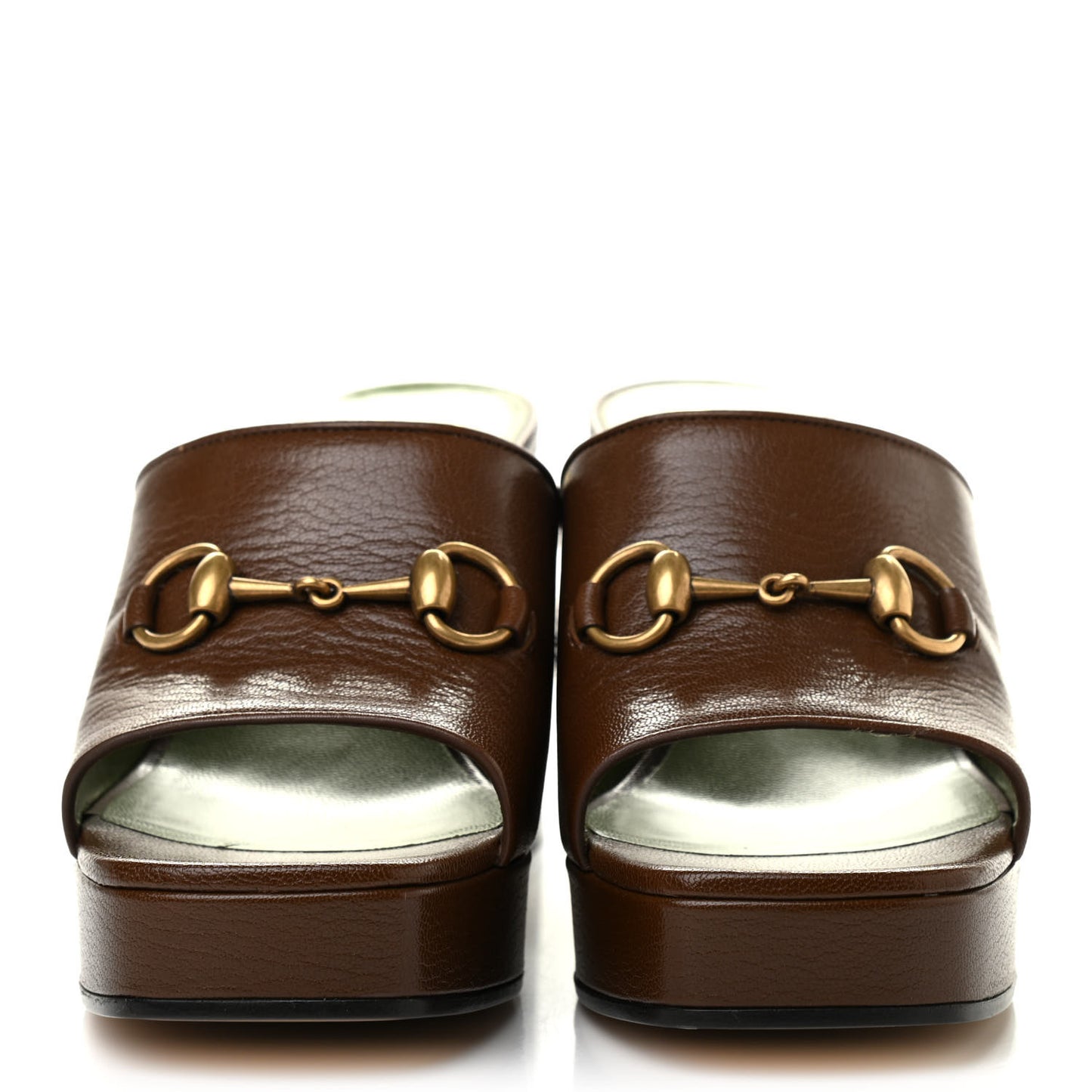 Granada Kid Houdan Platform Slide Sandals 39 Brown Sugar