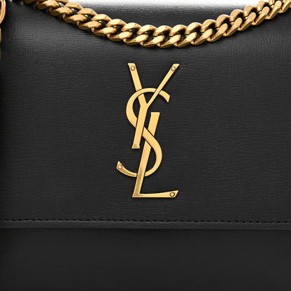 Saint Laurent Calfskin Medium Monogram Sunset Black 8 of 10