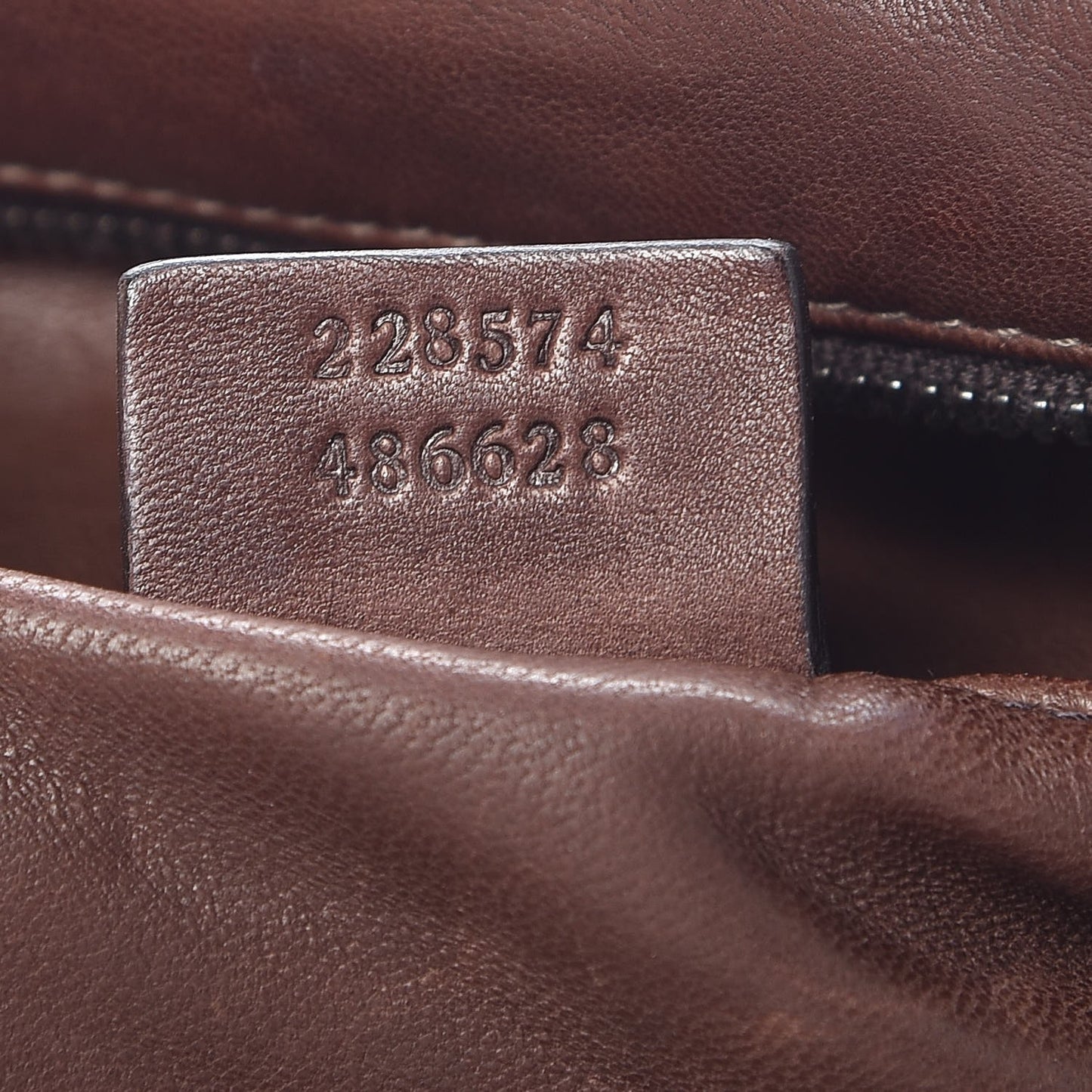 Python Large Flap Clutch Brown