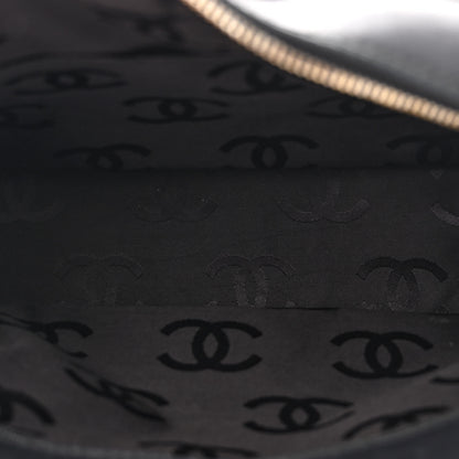 Chanel Lambskin Chevron Quilted Camera Case Black 5 of 13