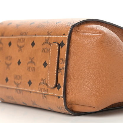 MCM Visetos Medium Luisa Hobo Cognac 10 of 12