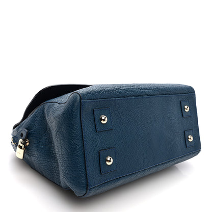 Mulberry Glossy Goatskin Medium Del Rey Satchel Blue 4 of 9