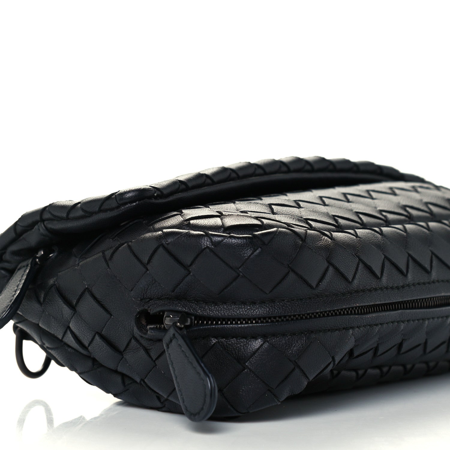 Bottega Veneta Nappa Intrecciato Small Chain Crossbody Black 12 of 13