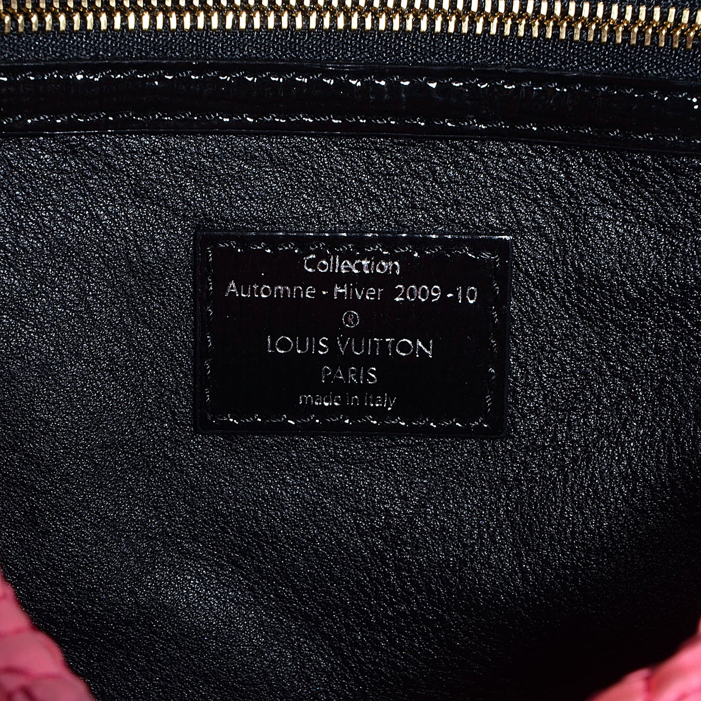 Satin Quilted Monogram Coquette Pochette Bunny Pink