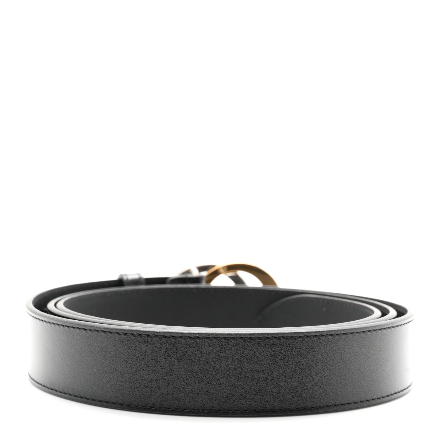 Plutone Calfskin Interlocking G 30mm Belt 120 48 Belt Black