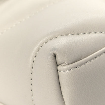 Saint Laurent Lambskin Quilted Toy Loulou Puffer Monogram Chain Satchel Crema Soft 8 of 14