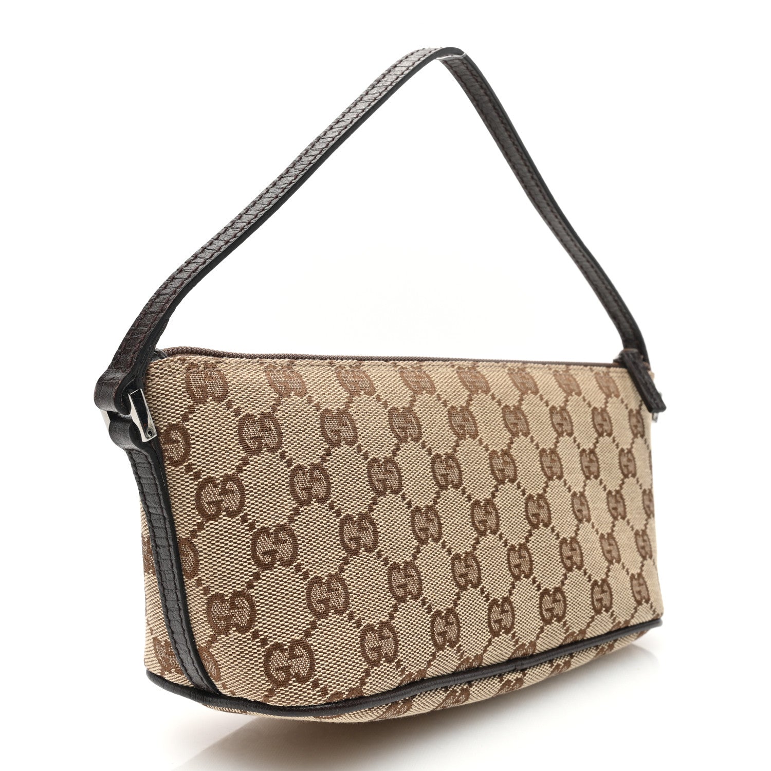 Gucci Monogram Boat Pochette Brown 3 of 10