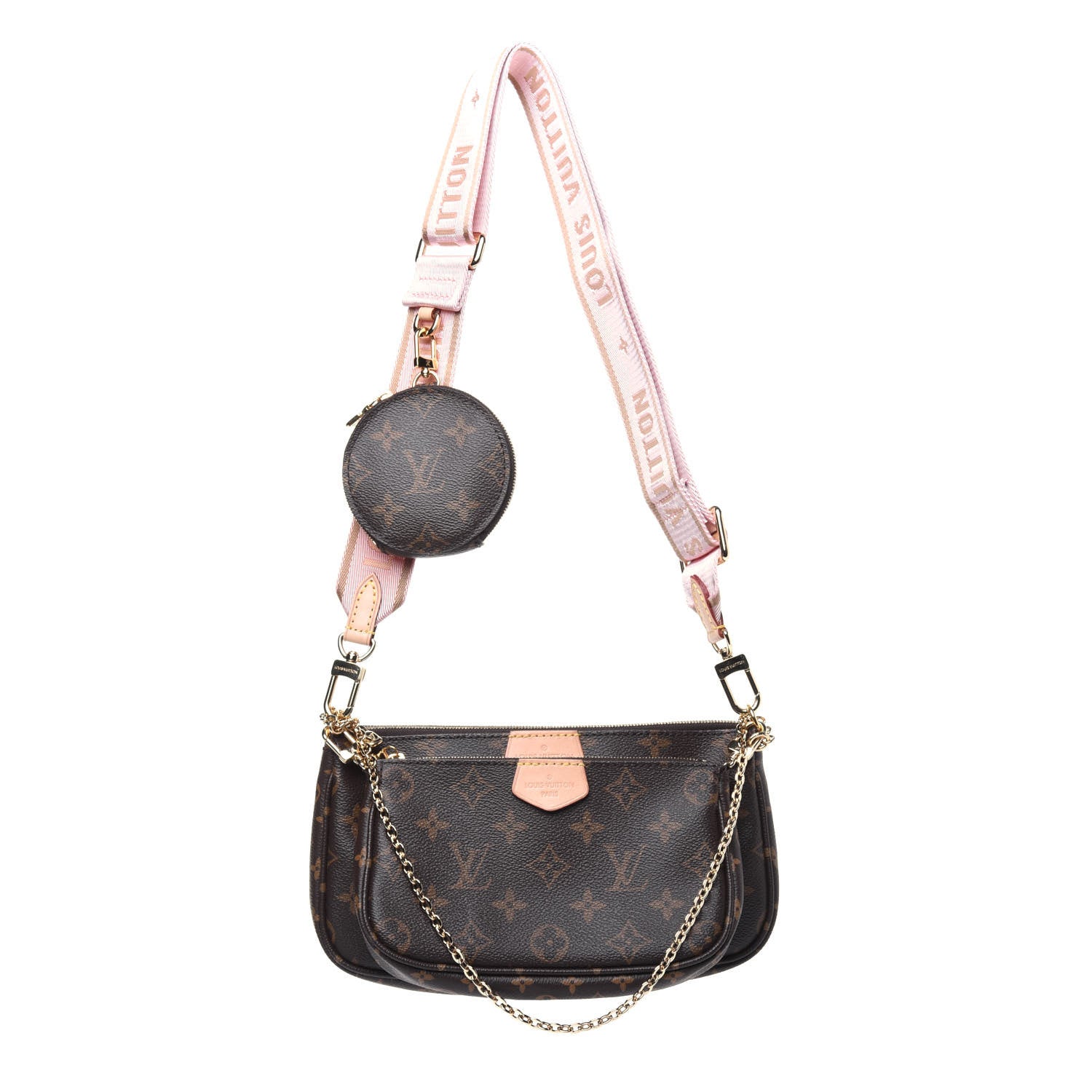 Louis Vuitton Monogram Multi Pochette Accessories Rose Clair 1 of 17