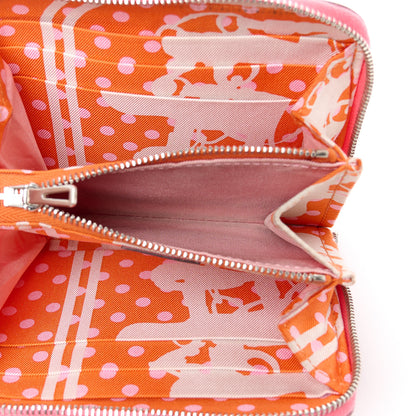 Hermes Epsom Silk'In Compact Wallet Rose Azalee 5 of 7