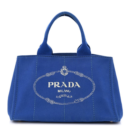 Prada Canapa Logo Tote Cobalto 1 of 10