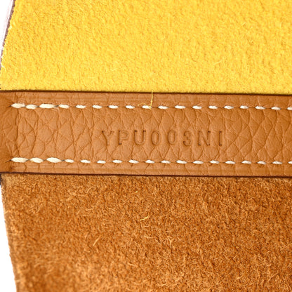 Hermes Taurillon Clemence Casaque Picotin Lock 18 PM Lime Sesame 7 of 11