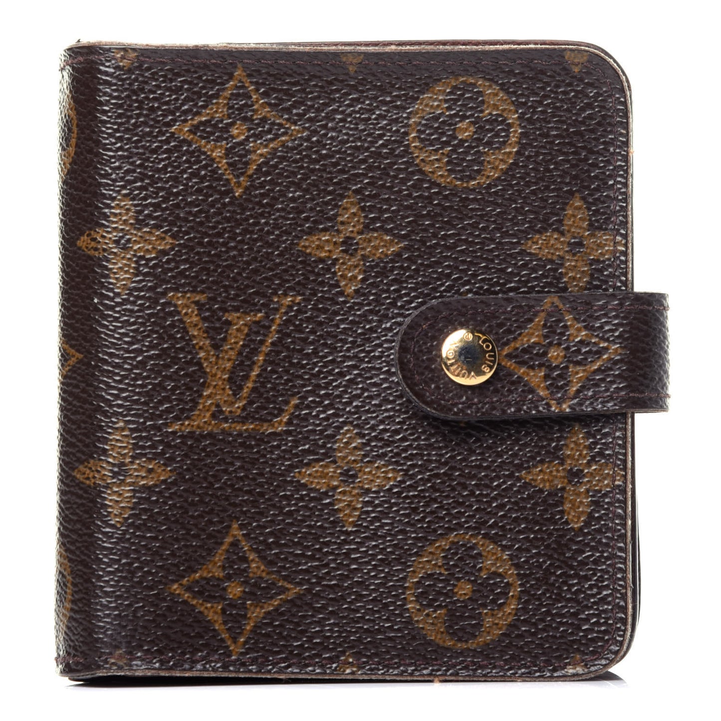 Monogram Compact Zippe Zipped Wallet