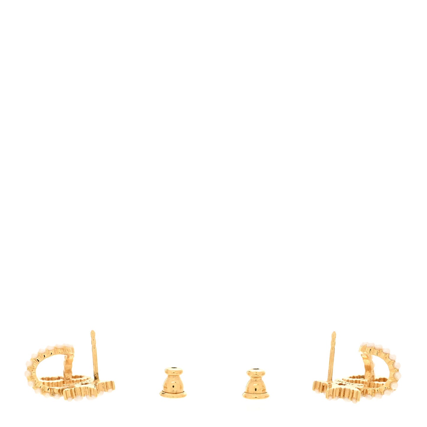 Pearl Clair D Lune Wrap Around Earrings Gold