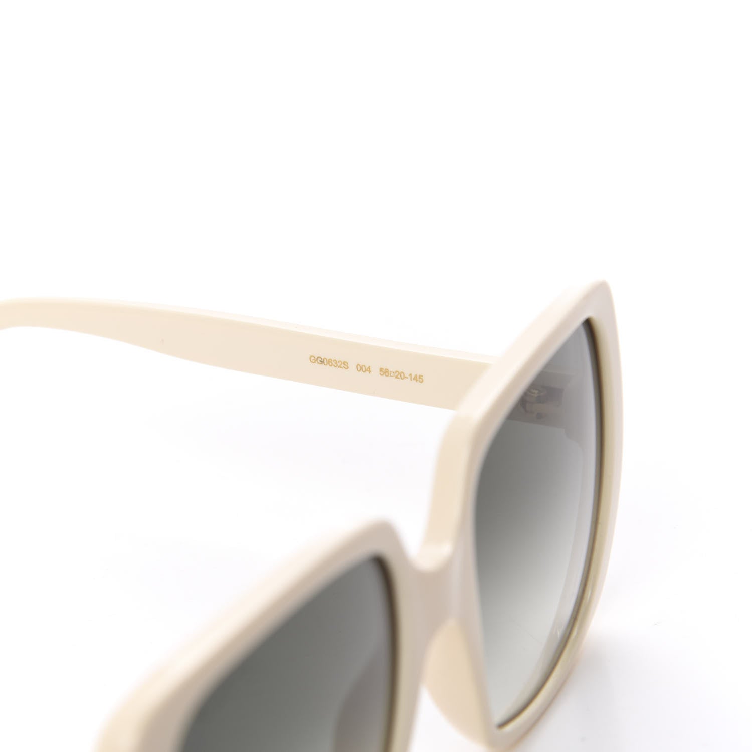 Gucci Acetate Square Frame GG0632S Sunglasses White 5 of 10