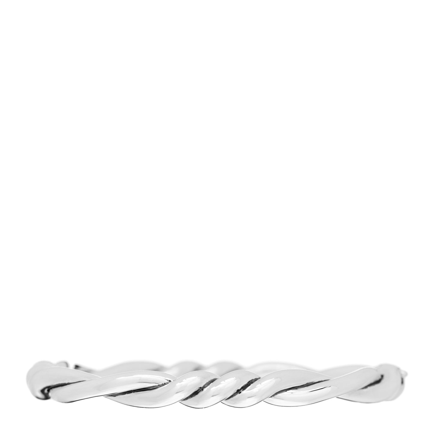 Sterling Silver Continuance Center Twist Bracelet