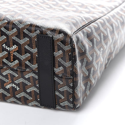 Goyard Goyardine Voltaire III Tote Black 8 of 9