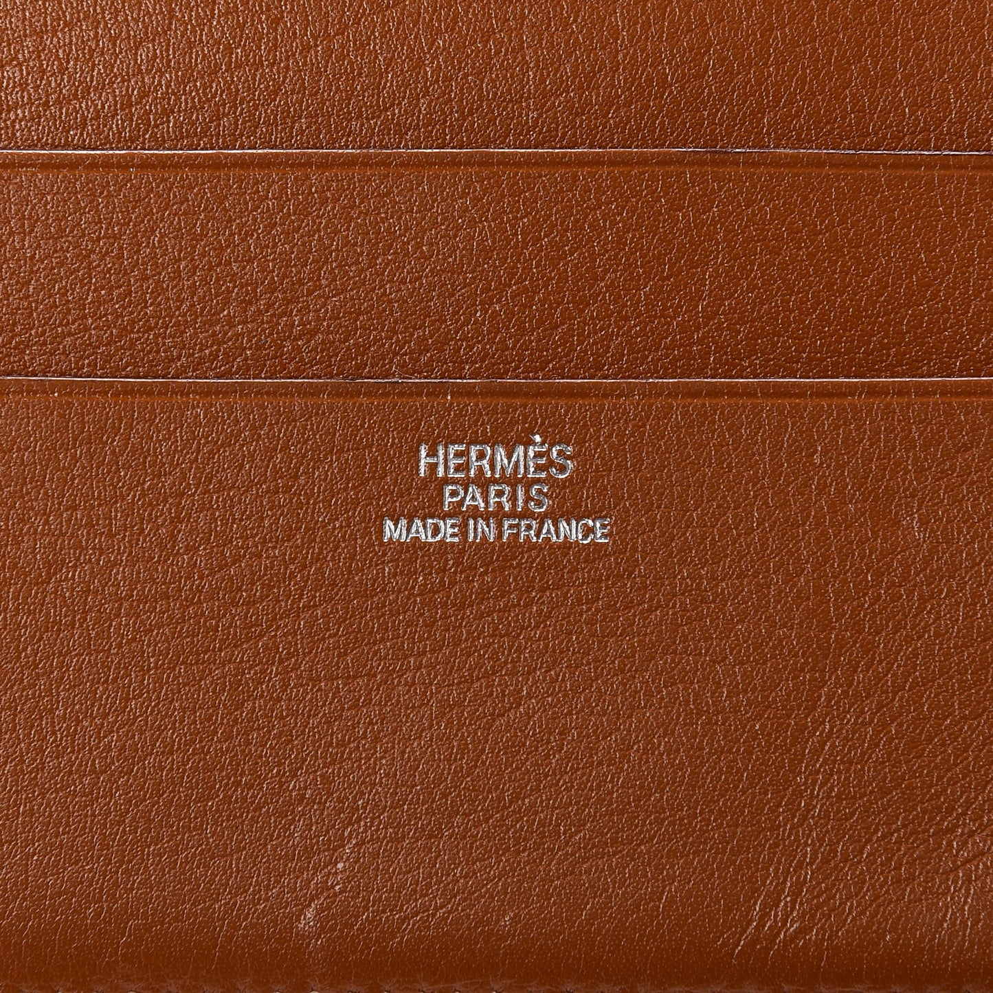 Chevre Passport Wallet Gold