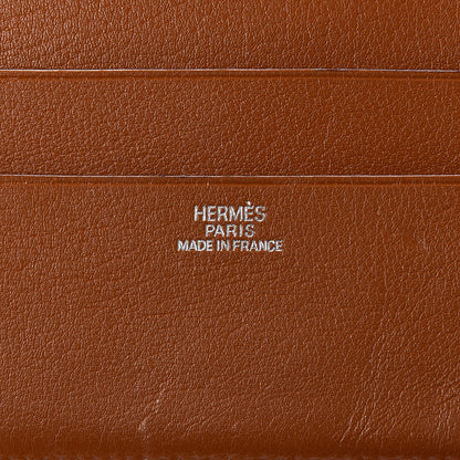 Hermes Chevre Passport Wallet Gold 6 of 16