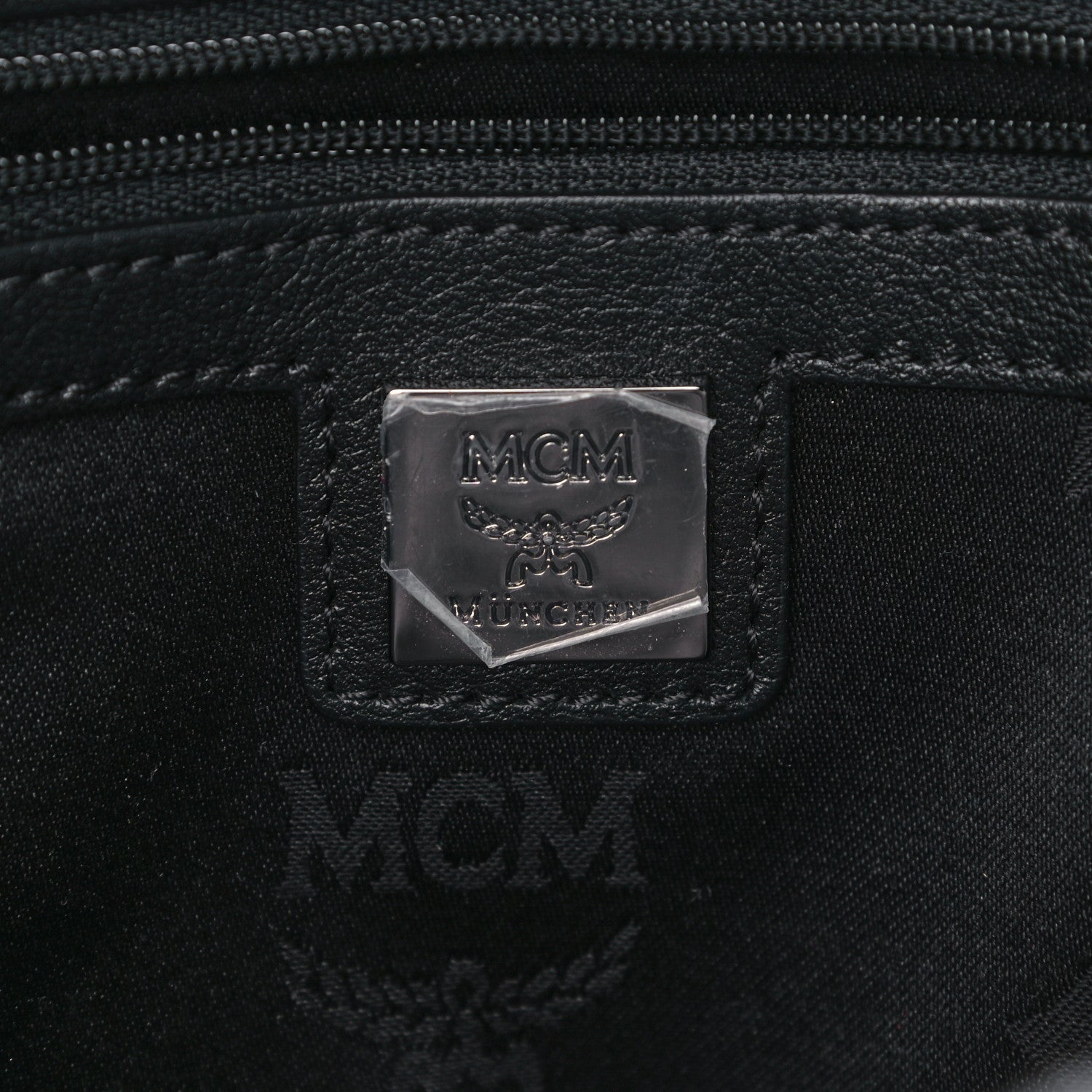 MCM Visetos Studded Small Dual Stark Backpack Black 7 of 13