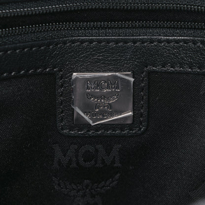MCM Visetos Studded Small Dual Stark Backpack Black 7 of 13