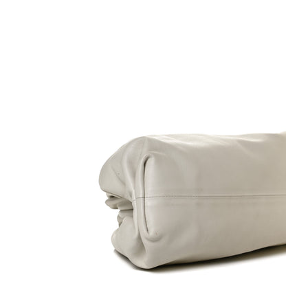 Bottega Veneta Smooth Butter Calf The Pouch Oversized Clutch Mist 19 of 23