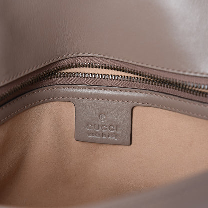 Gucci Calfskin Matelasse Medium GG Marmont Shoulder Bag Porcelain Rose 7 of 10