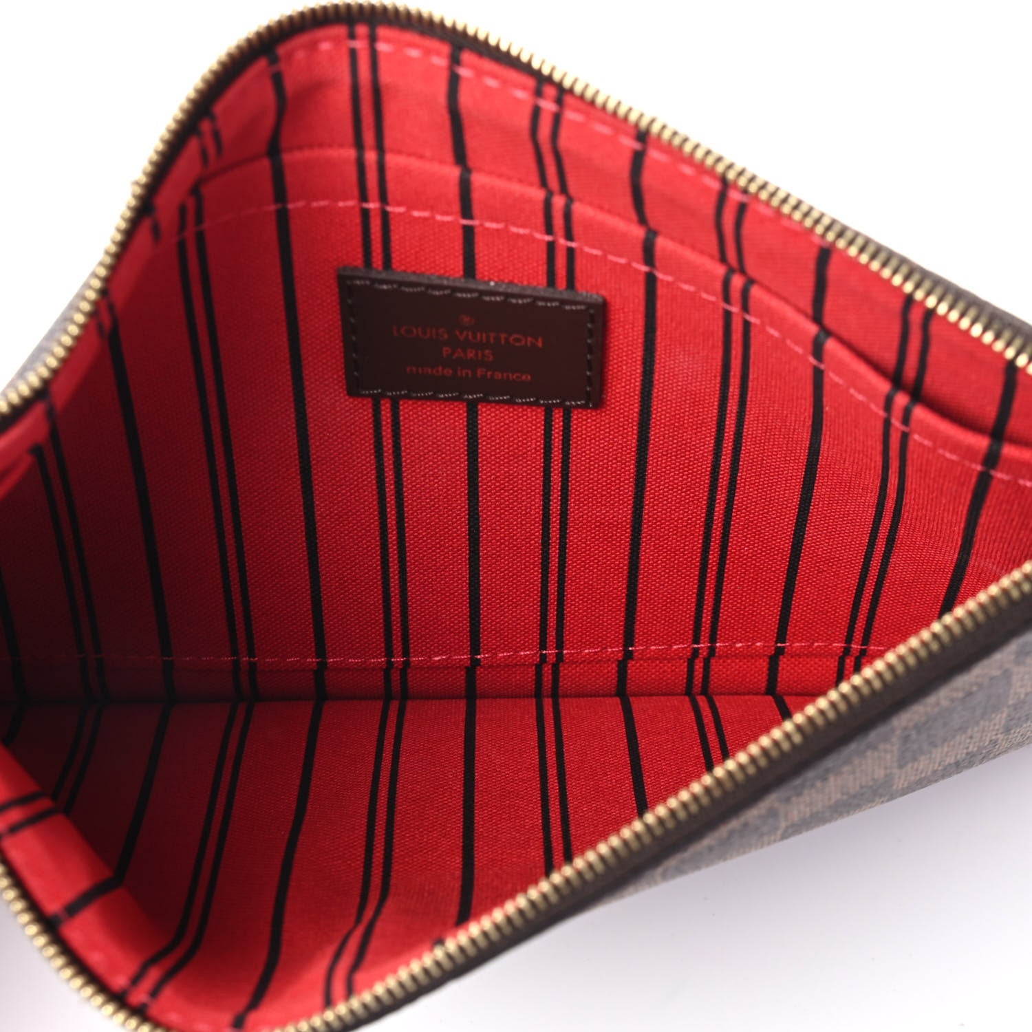 Louis Vuitton Damier Ebene Neverfull MM GM Pochette 4 of 4