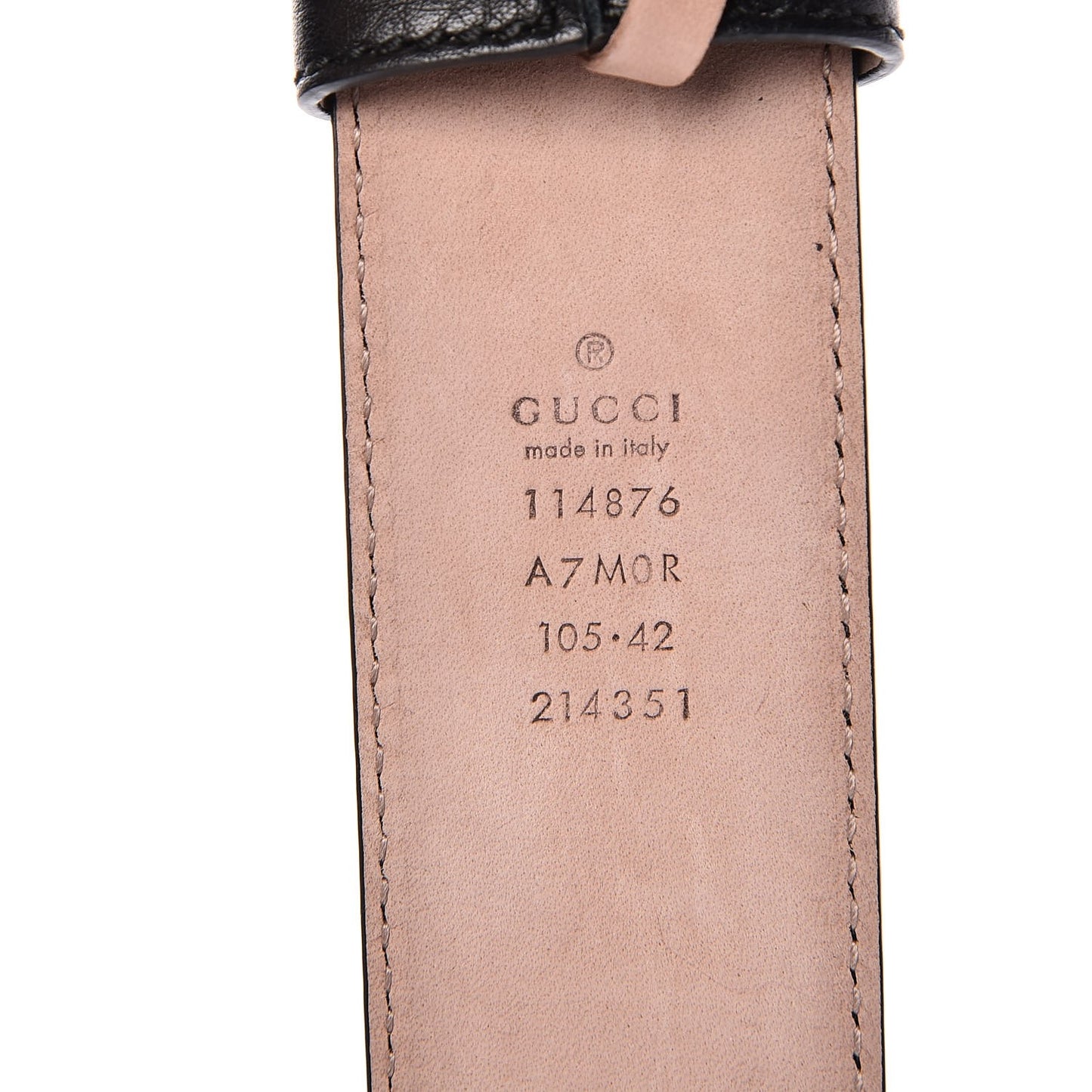Calfskin Interlocking G 40mm Belt 105 42 Black