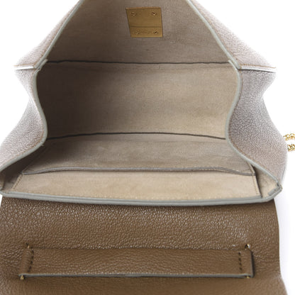 Chloe Grained Lambskin Drew Shoulder Bag Woody Khaki 4 of 16