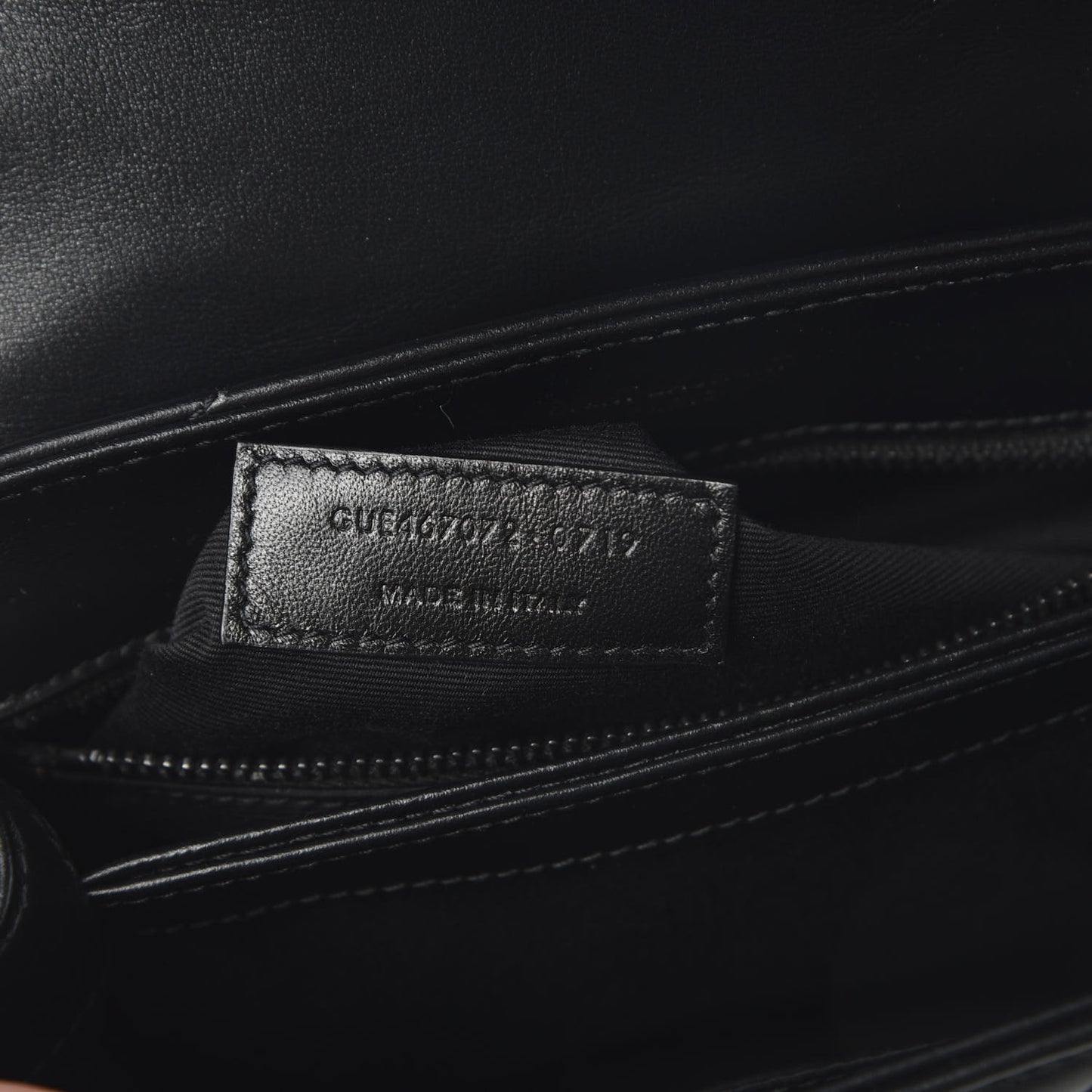 Calfskin Y Quilted Monogram Toy Loulou Crossbody Bag Black