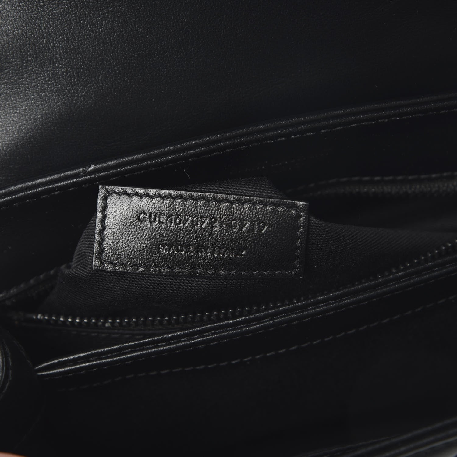 Saint Laurent Calfskin Y Quilted Monogram Toy Loulou Crossbody Bag Black 8 of 9