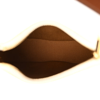 Celine Canvas Calfskin Mini Ava Triomphe Shoulder Bag White 5 of 11