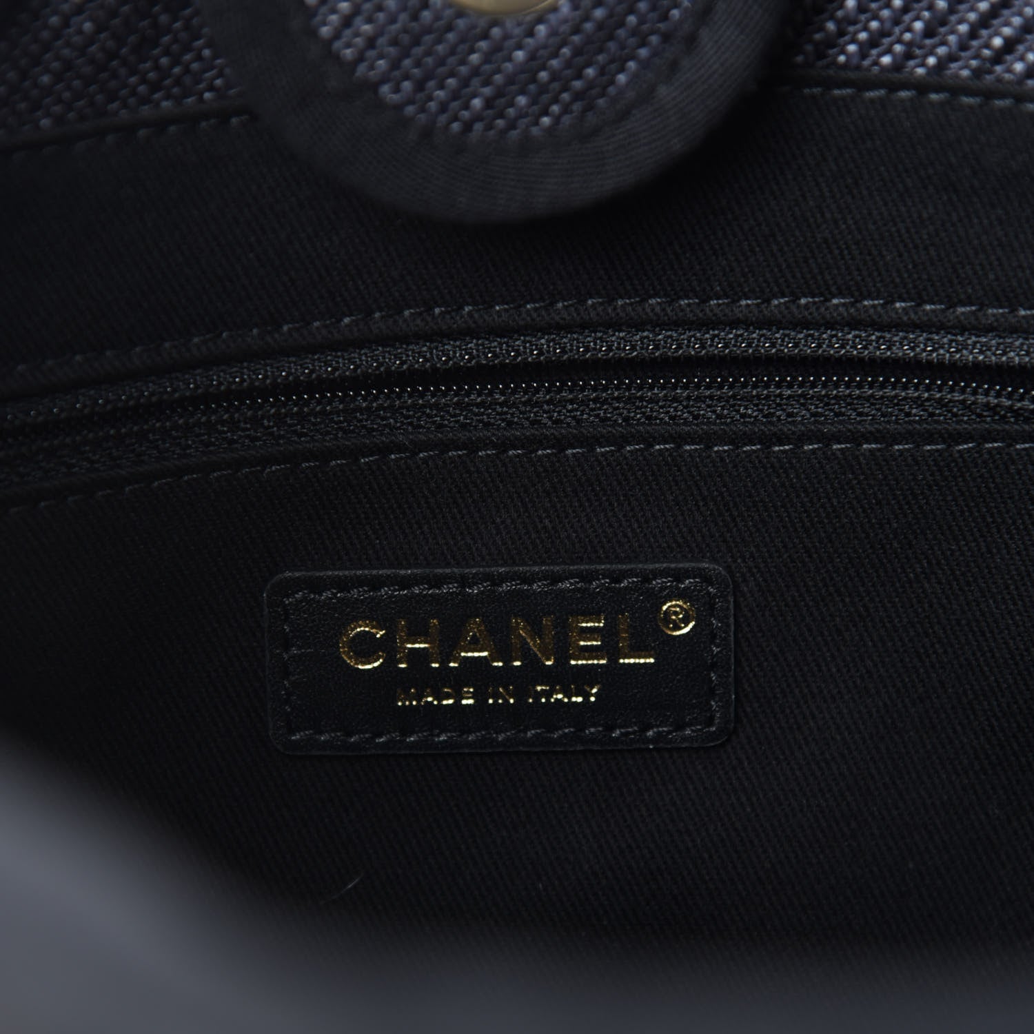Chanel Mixed Fibers Calfskin Mini Deauville Tote Black 8 of 11