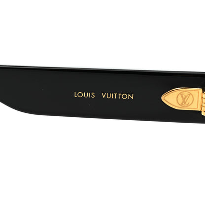 Louis Vuitton Acetate LV Circle Cat Eye Sunglasses Z2109W Black 5 of 7