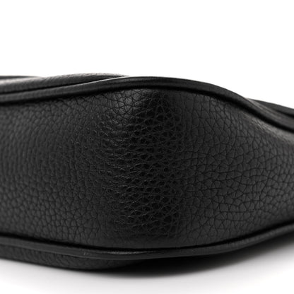 Gucci Pebbled Calfskin Medium Soho Flap Crossbody Black 10 of 11