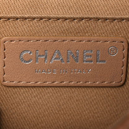 Chanel Caviar Small Natural Beauty Flap Brown 6 of 16