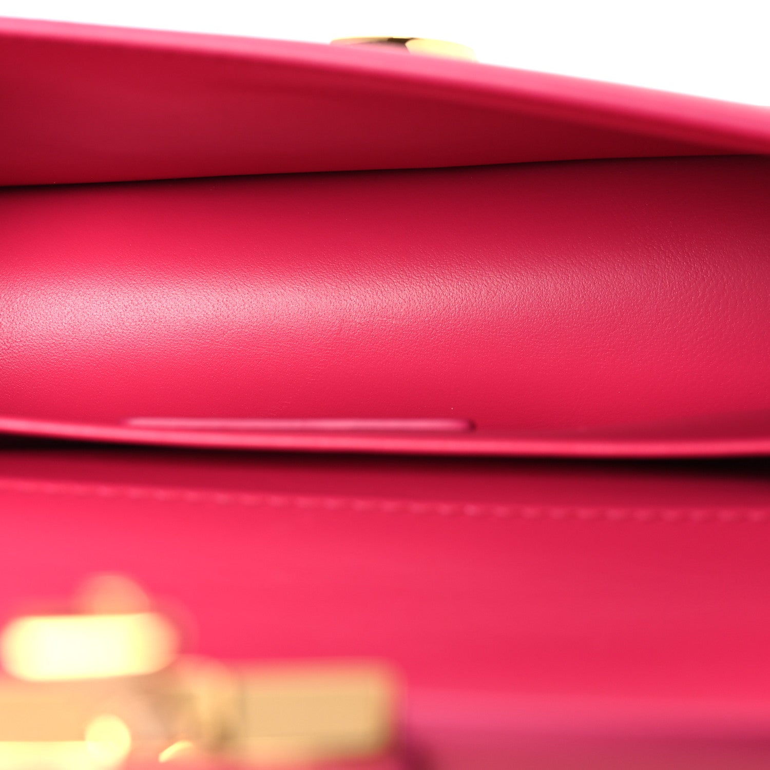 Christian Dior Grained Calfskin 30 Montaigne East West Chain Flap Bag Passion Pink 5 of 12