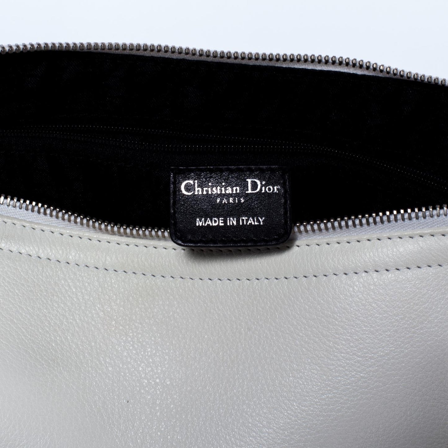 Leather Logo Charms Boston White