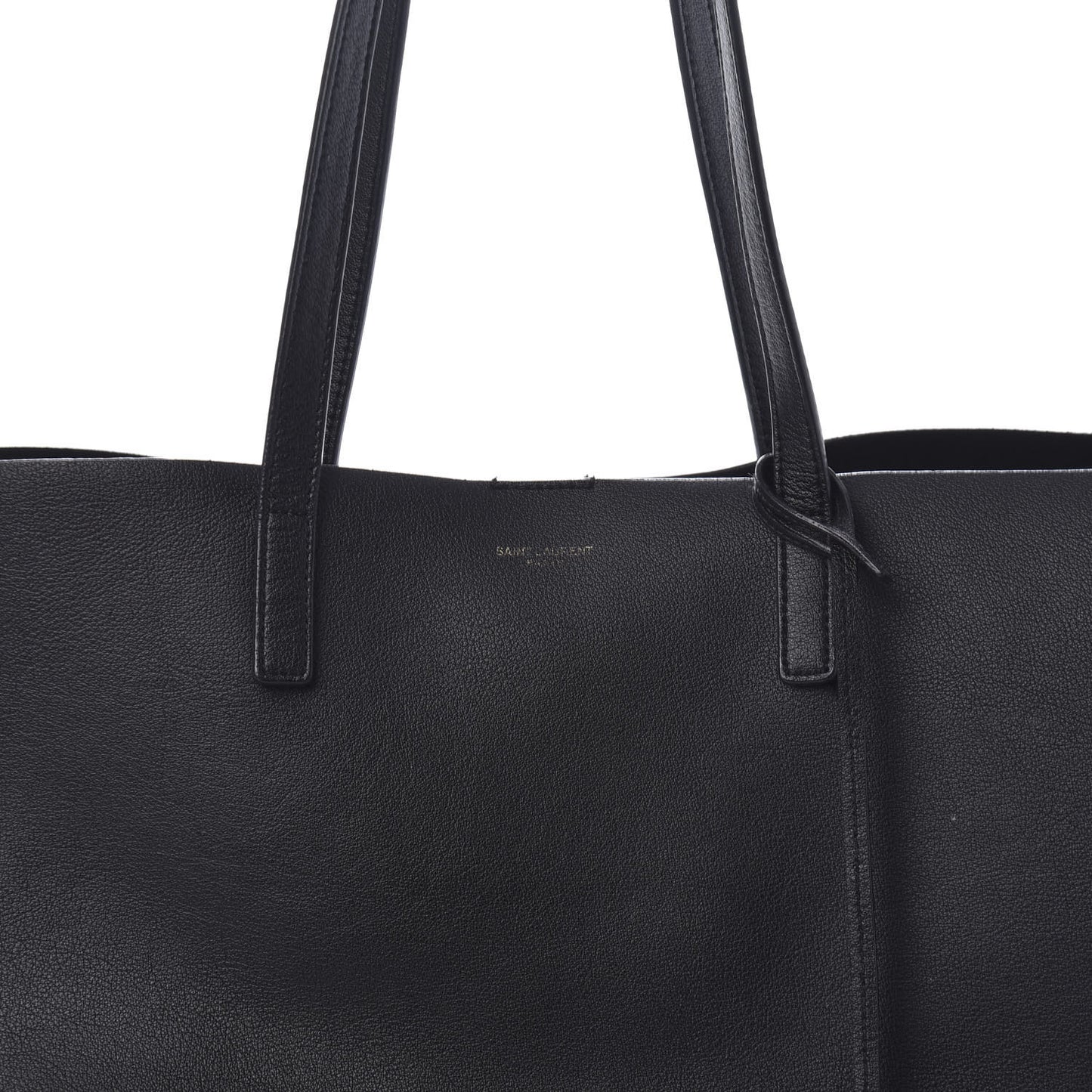 Calfskin Large Shopping Tote Black