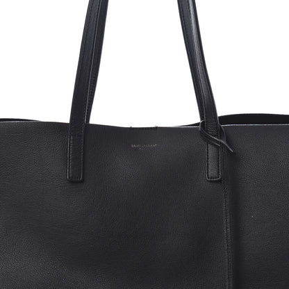 Saint Laurent Calfskin Large Shopping Tote Black 12 of 12