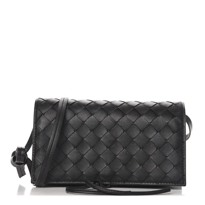 Bottega Veneta Nappa Intrecciato Crossbody Black 1 of 12