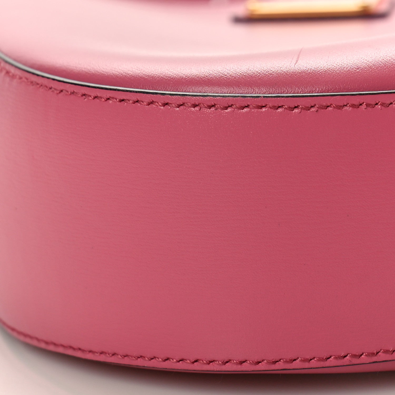 Prada Spazzolato Cleo Shoulder Bag Black Pink 7 of 9