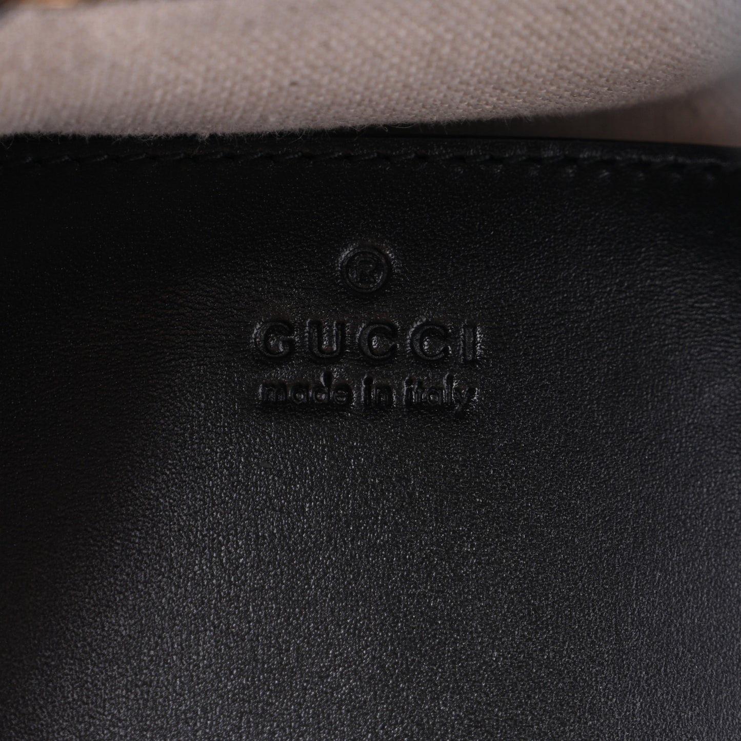 Calfskin Bamboo Backpack Black