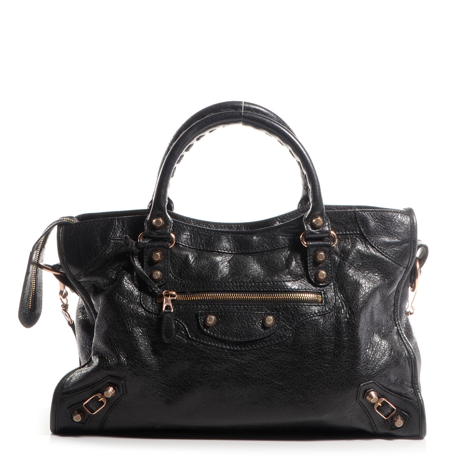 Balenciaga Agneau Giant 12 Rose Gold Hardware City Black 1 of 10