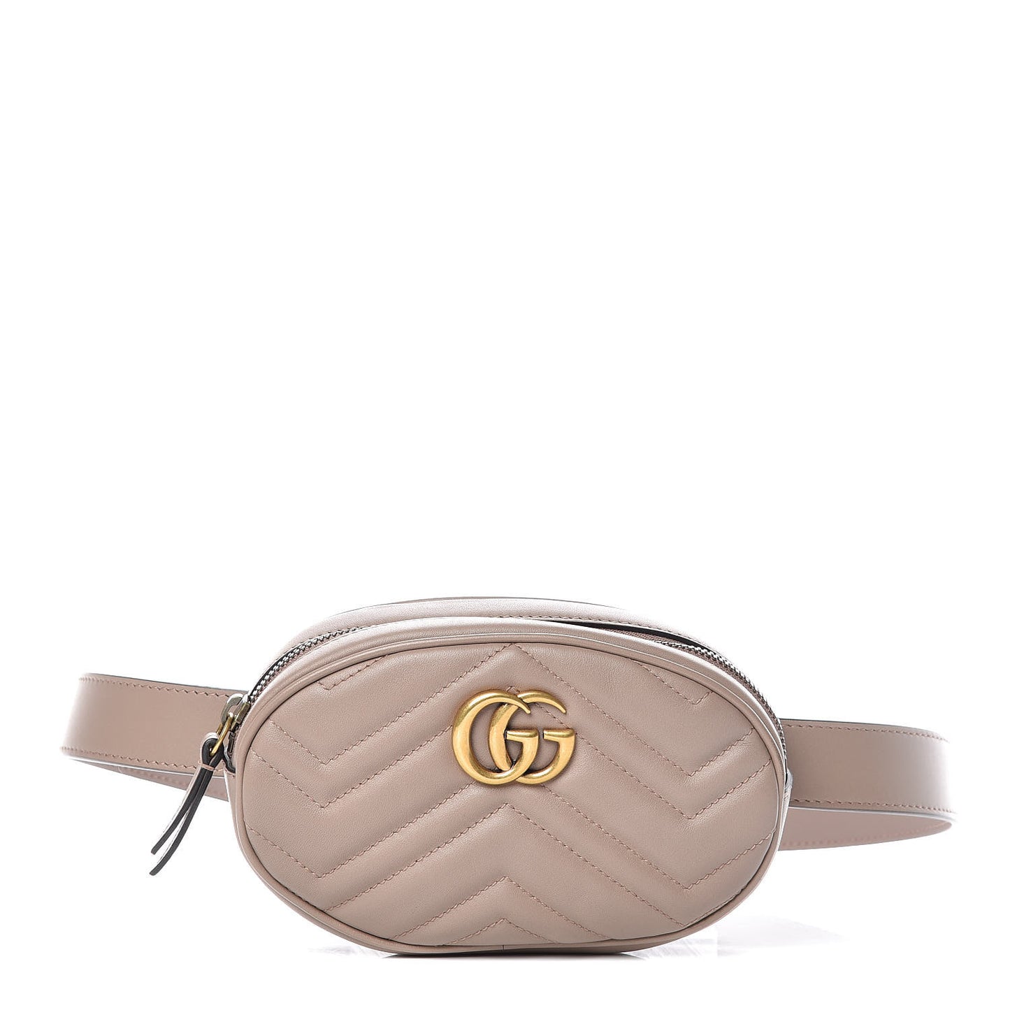 Calfskin Matelasse GG Marmont Belt Bag 85 34 Porcelain Rose